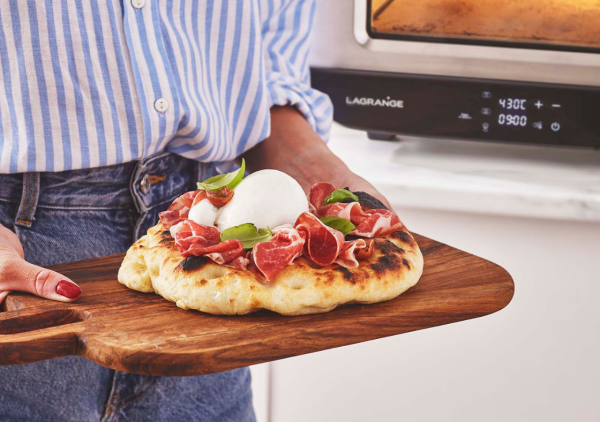 Focaccia griottes et burrata